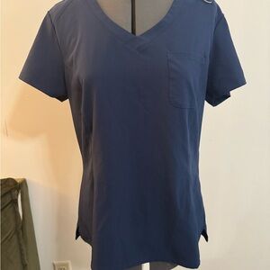 Sketchers Navy Blue Scrub Top